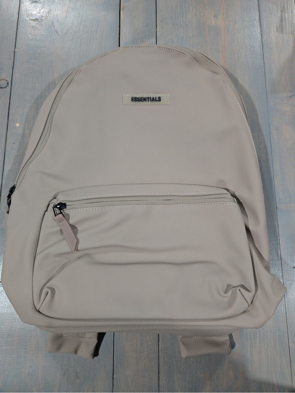 ESSENTIALS Men's Beige Backpack - Minimal Everyday Bag nwt